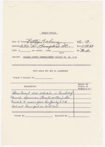 Relocation, B10P9 Betty Asberry, 696 N Lumpkin St