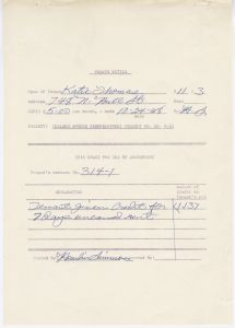 Relocation, B11P3 Katie Thomas, 748 N Hull St.