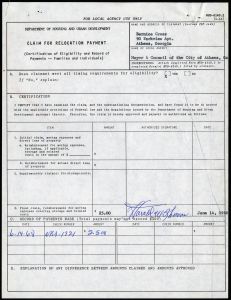 Relocation, B17P3 Beatrice Cross, 524 E Strong St