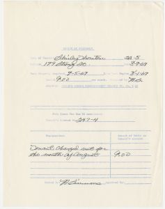 Relocation, B22P5 Shirley Thornton, 179 Strong St