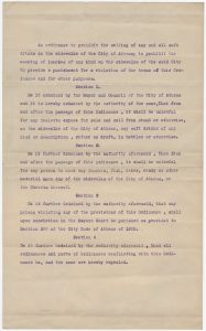 Sidewalks-ordinances