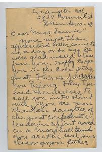 Correspondence