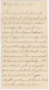 Diary excerpt