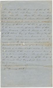 Deed of transfer -- from Cyrus Strong, Junior to Ernestine Strong Alberti