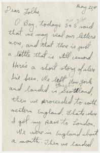 Everett, William B. letters, 1945 May 22, 24