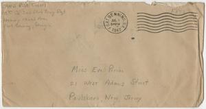 Cassel, Robert - correspondence from Fort Benning, Ga., 1942 July-August