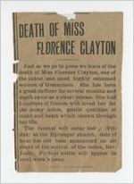 Julia Force Clayton baptism