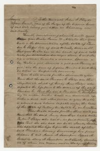 Theodore G. Sledge estate document