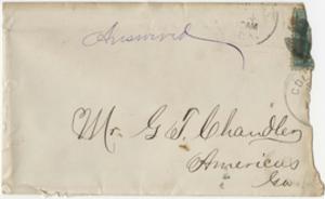 Letters to George T. Chandler