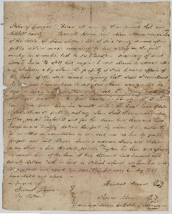 Deed for enslaved people - Mitchell County - Estate of John Adams to Joseph Taylor