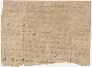 Itinerary for James Shields visits to court houses in North Georgia