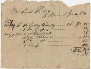 Account record - James Shields with Harris and Jones