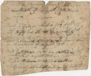 Receipt - George Shields