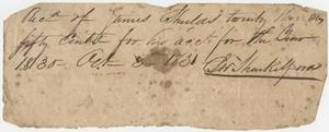 Receipts - James Shields