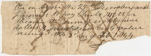 Receipts - James Shields