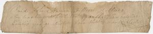 Receipt - John Bowen, teacher