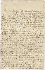 Indenture - Elijah W. Martin to Joseph R. Shields - Jackson County, Georgia