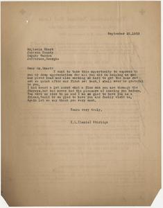 Correspondence regarding road paving