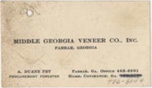 Davis-Washington Company - timber tally sheets