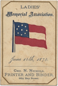 Ladies' Memorial Association. June 16th