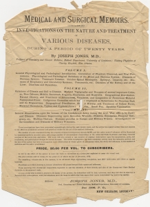Medical and surgical memoirs containing investigations on the nature and treatment of various diseases ... by Joseph Jones, M.D.