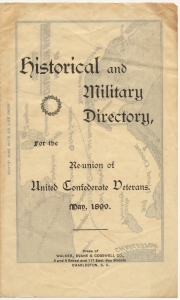 Historical and military directory, for the re-union of United Confederate Veterans. Map