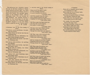 The Following two exquisite poems ...