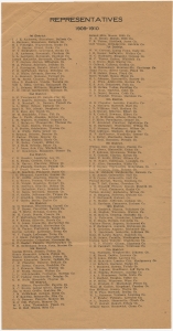 Representatives 1909-1910 [Georgia]