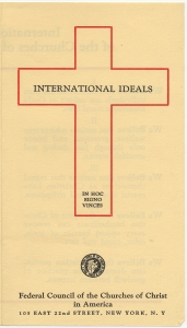 International ideals of the Churches of Christ in America