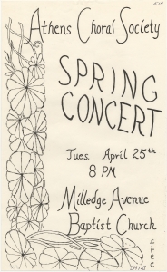 Athens Choral Society Spring Concert
