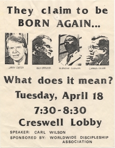 They claim to be born again... Jimmy Carter. Billy Graham. Eldridge Cleaver. Charles Colson. What does it mean?