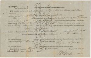Baldwin County - Judgement - Benjamin S. Jordan v. William, Levi Horne