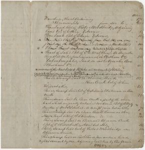 Effingham County - Accounts received ledger pages - land transactions