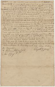 Hancock County - Indenture - Elizabeth Norris - Robert Carlisle