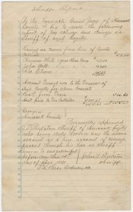 Hancock County - Sheriff's Report