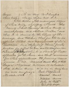 Harris County - Petition, order incorporating Waverly Seminary