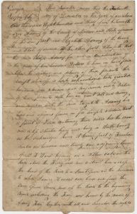 Jasper County - Indenture - Eleazar Adams - Elizabeth Adams