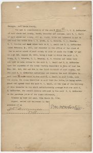 Jeff Davis County - Deed - Brown, Roberts, Teasley, Crisler, Galt - W. L. Beall, T. M. McWhorter