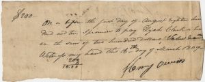 Jones County - Petition for Debt - Archible McKoy - Henry Owens