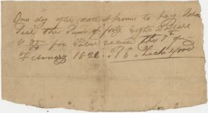 Jones County - Due bill - John Seale for use of William B. J. Gilmer - Reuben E. Shackleford
