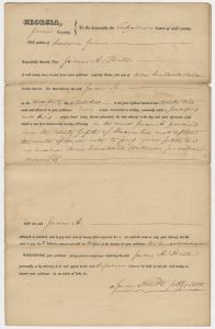 Jones County - Due bill - Seaborn Jones - James A. Hill