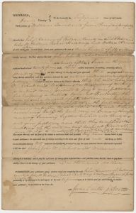 Jones County - Promissory note - William Daniel, James Perry - John Hammond, John W. Gordon, Robert Hutchings, William Harrisall