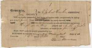 Jones County - Subpoena, Deposition - Ezekial Hawkins (McKay v. Nash)