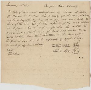 Jones County - Articles of Agreement - James Witcher - John S. Childs