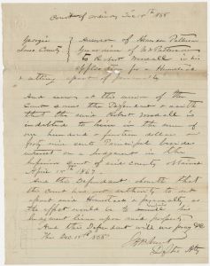 Jones County - Answer to Homestead Petition - Hearndon Patterson - Robert Woodall