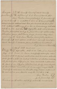 Jones County - Petition - A. A. Penn - Don Tucker, J. A. Jones