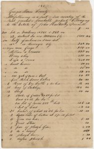 Marion County - Inventory of John Huckerby estate property (2)