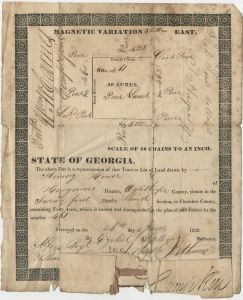 Oglethorpe County - Land Grant - Memory House - Lot no. 461-21-3, Cherokee County