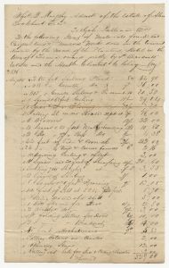 Madison County - Accounts - Thomas Murphy, administrator of Alexander Lockhart estate - Eilijah Pulliam