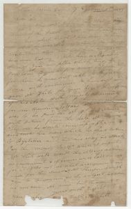 Green County, Kentucky - Correspondence - Hugh Mitchell - John Conly of Huntsville, Alabama